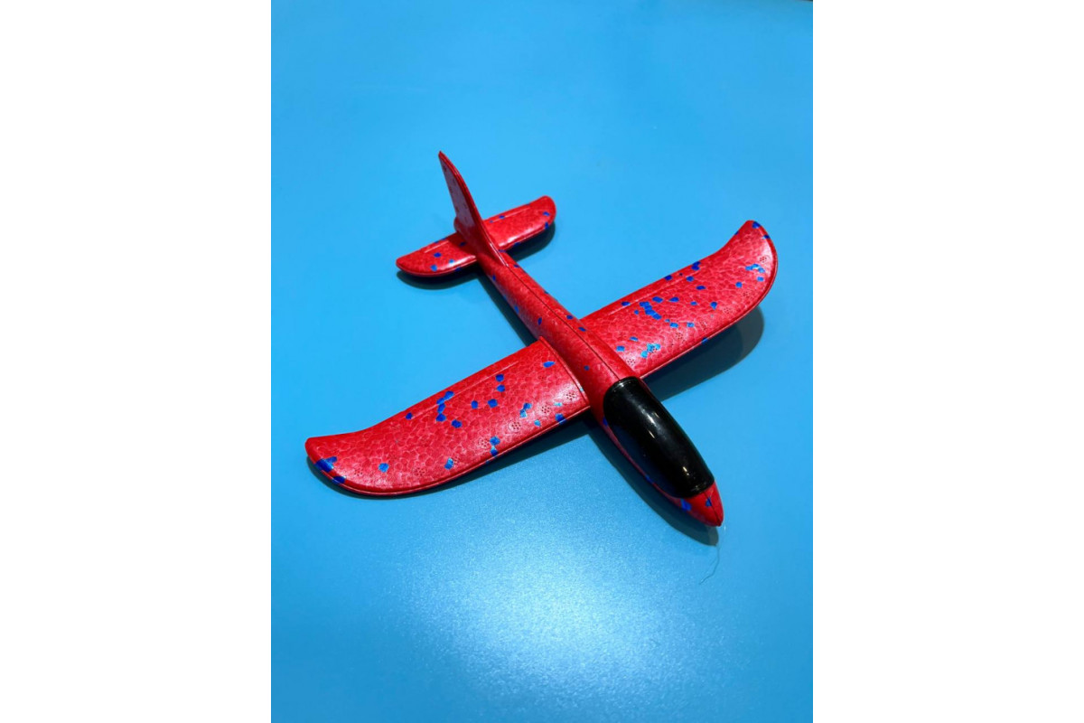 Дитячий метальний літак-планер C28006(Red) довжина 26 см Дитячий метальний літак-планер C28006(Red) довжина 26 см