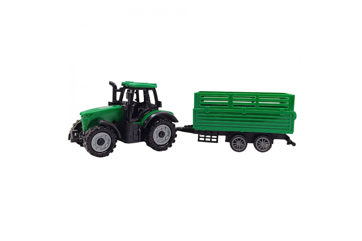 Дитячий іграшковий трактор з причепом 5279-92BD(Dark-Green-2) Дитячий іграшковий трактор з причепом 5279-92BD(Dark-Green-2)