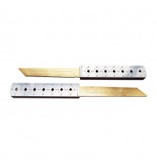 Деревянный сувенирный нож DOUBLE TANTO SILVER DTAN-S