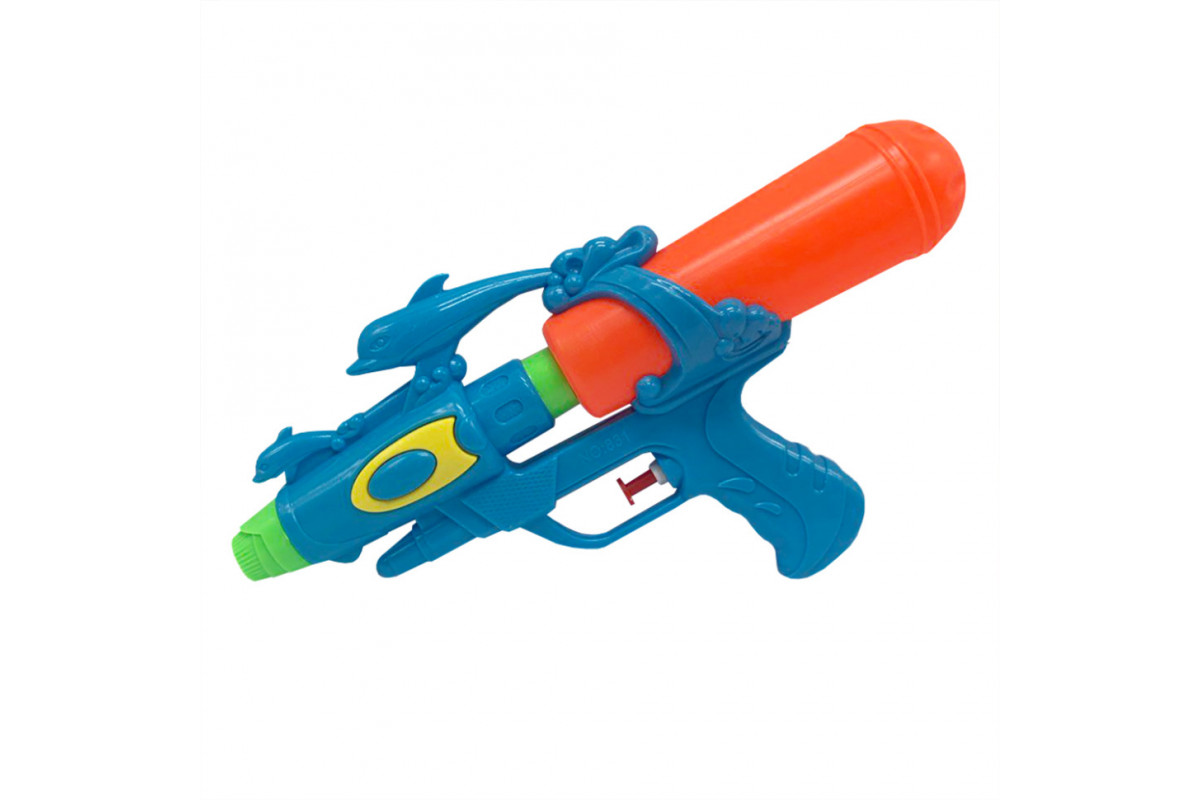 Дитячий водяний пістолет MR 0293(Blue-Orange) розмір середній 27 см Дитячий водяний пістолет MR 0293(Blue-Orange) розмір середній 27 см
