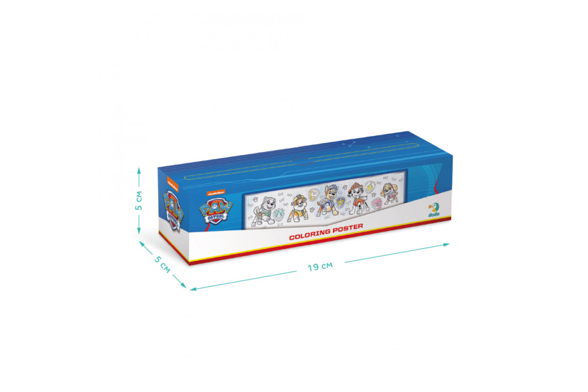 Раскраска детская Paw Patrol Друзья 200192, 70х16 см Раскраска детская Paw Patrol Друзья 200192, 70х16 см