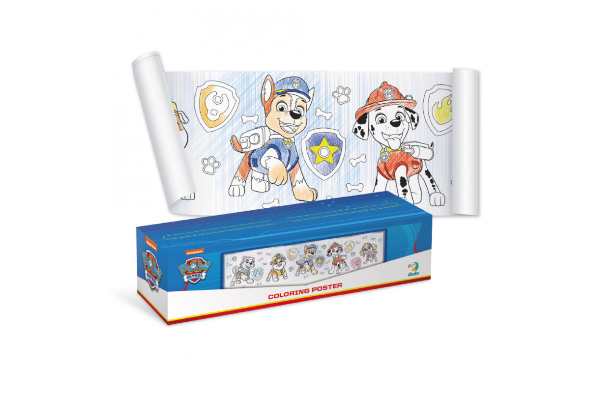 Раскраска детская Paw Patrol Друзья 200192, 70х16 см Раскраска детская Paw Patrol Друзья 200192, 70х16 см