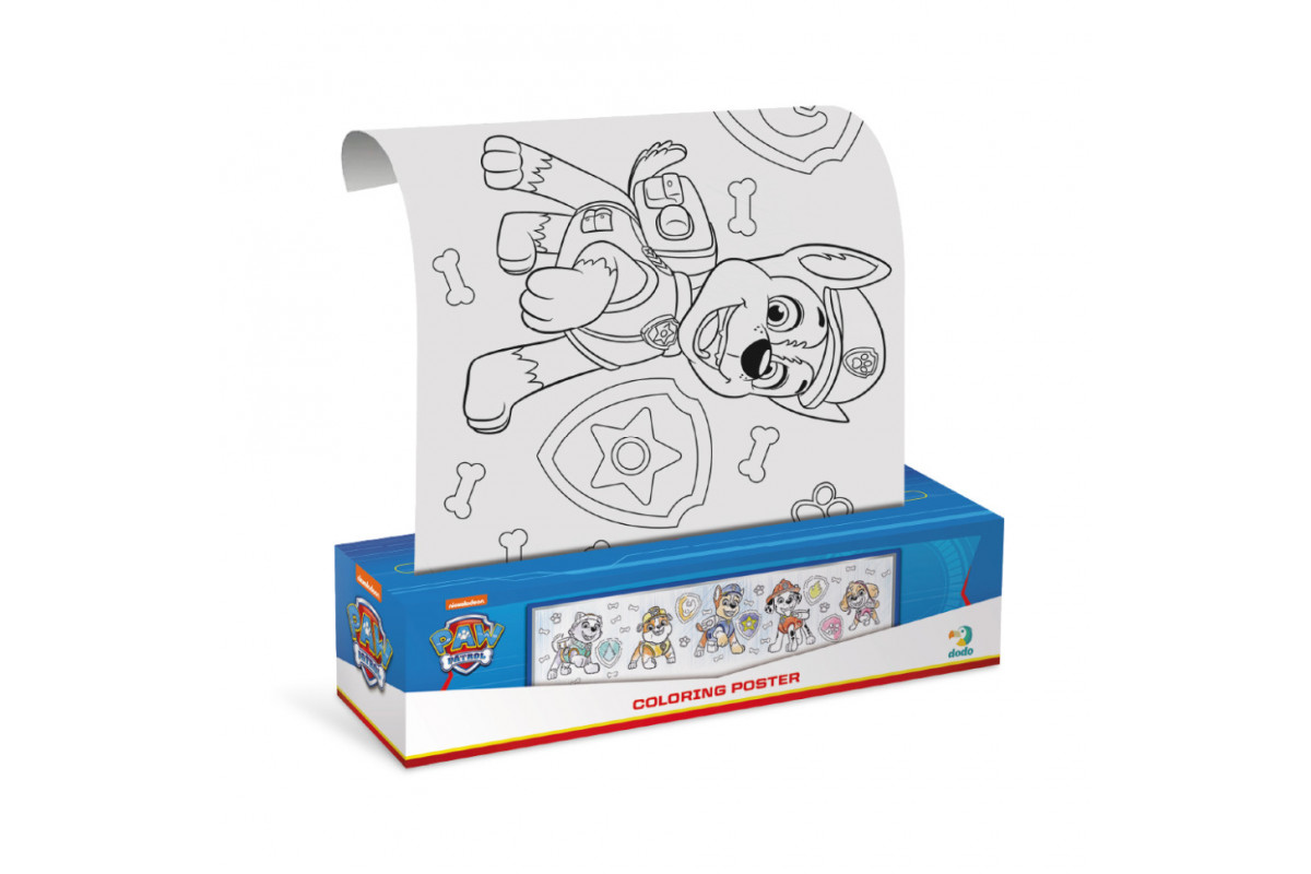 Раскраска детская Paw Patrol Друзья 200192, 70х16 см Раскраска детская Paw Patrol Друзья 200192, 70х16 см