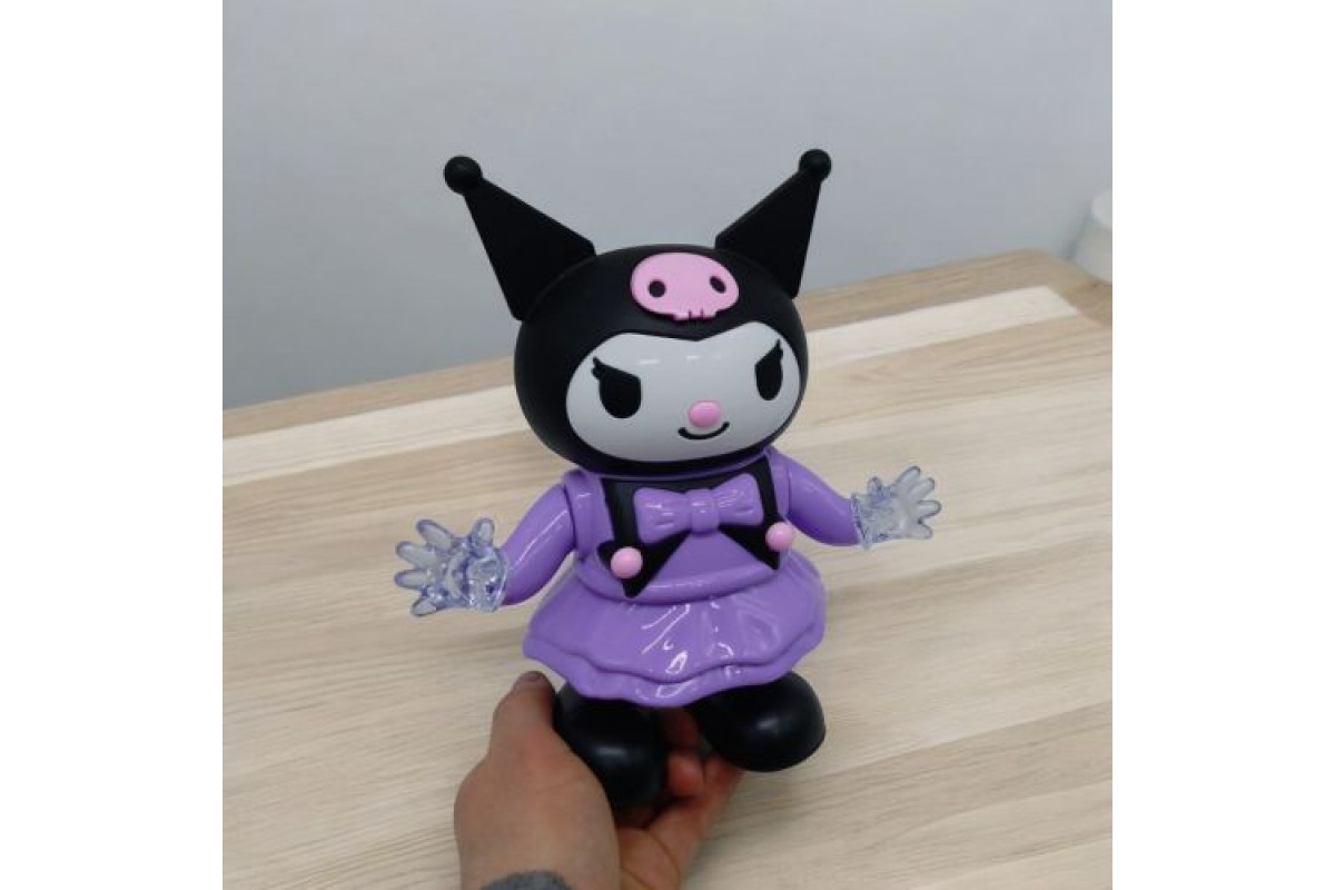 Музична іграшка аніме Sanrio Kuromi, танцює, мелодії, світло 