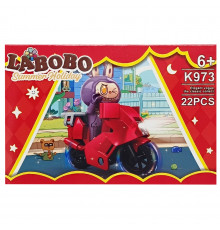Дитячий конструктор Summer holiday LABUBU K973A-3, 22 деталі 