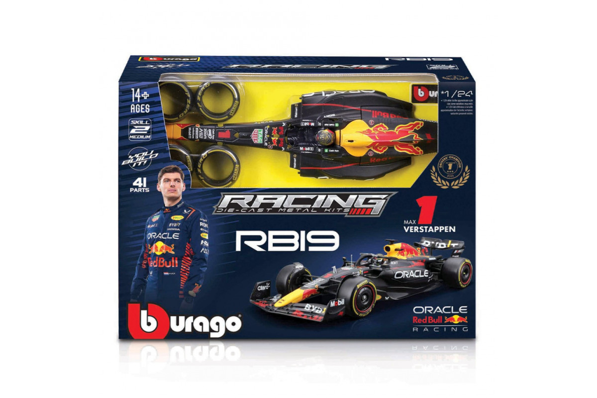 Авто-конструктор ORACLE RED BULL RACING RB19 Bburago 18-28507 масштаб (1:24) Авто-конструктор ORACLE RED BULL RACING RB19 Bburago 18-28507 масштаб (1:24)