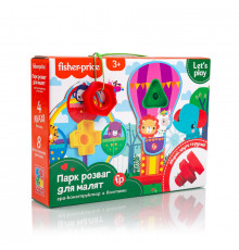 Гра-конструктор з болтами @Fisher-Price. Парк розваг@ Vladi Toys VT2905-21 Укр 