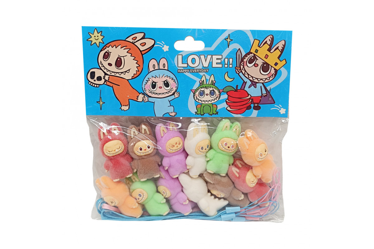 Дитяча фігурка Labubu the Monsters Dragons ZB-1101 в наборі 12 штук Дитяча фігурка Labubu the Monsters Dragons ZB-1101 в наборі 12 штук