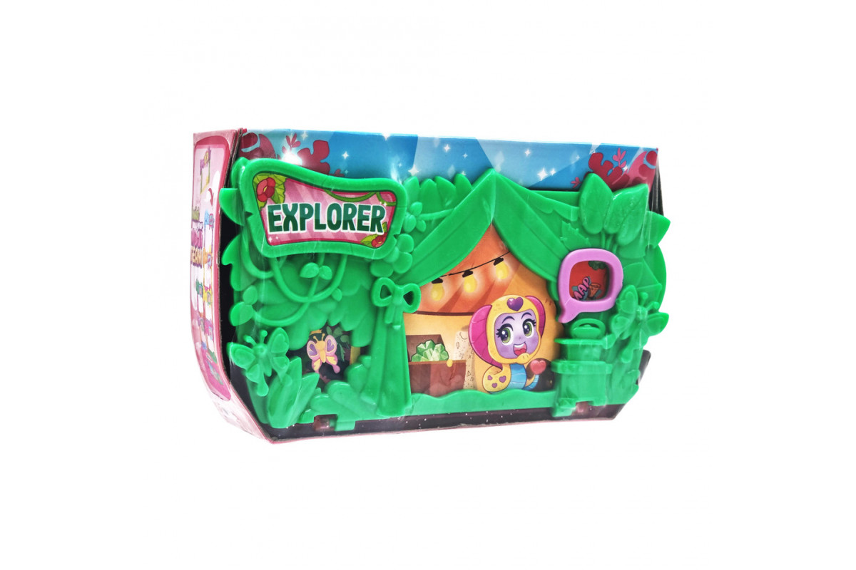 Игровой набор Домик команды Moji Pops PMPAD660IN00-4 домик, фигурка, аксессуары Игровой набор Домик команды Moji Pops PMPAD660IN00-4 домик, фигурка, аксессуары