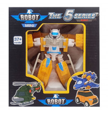 Ігровий трансформер транспорт TOBOT W339, 12 видів Жовтий
