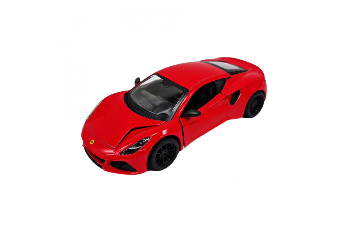 Інерційна машинка Lotus Emira Kinsmart KT5441W металева, 13 см Червоний Інерційна машинка Lotus Emira Kinsmart KT5441W металева, 13 см Червоний