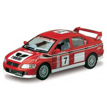 Коллекционная машинка MITSUBISHI LANCER EVOLUTION VII WRC KT5048W (Red) инерционная