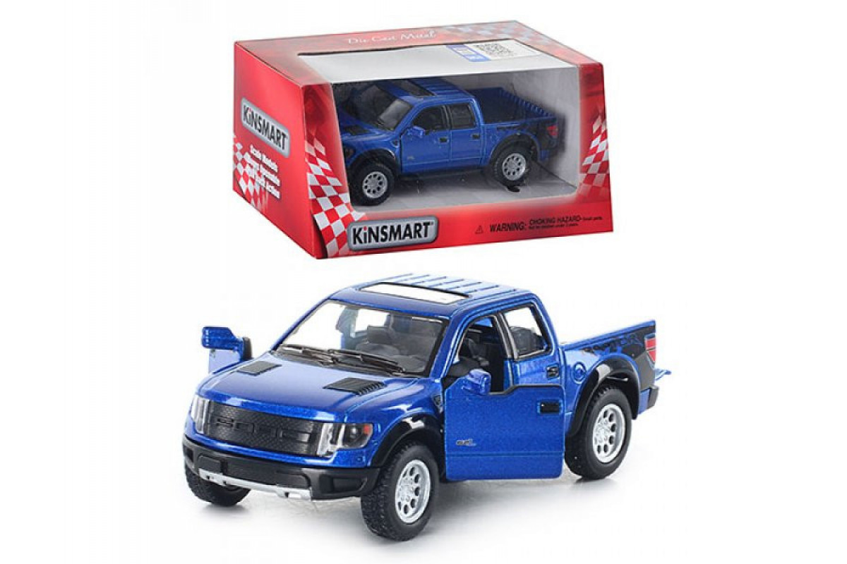 Дитяча колекційна машинка FORD F-150 КТ5365 інерційна  Синій