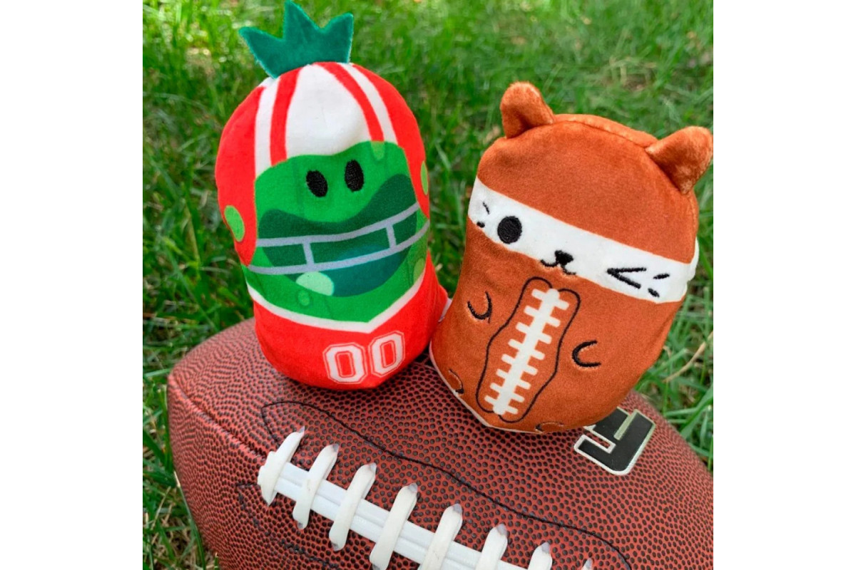 М'яка іграшка 2 в 1 Котик і огірочок Спортсмени Cats Vs Pickles CVP2200-3 М'яка іграшка 2 в 1 Котик і огірочок Спортсмени Cats Vs Pickles CVP2200-3