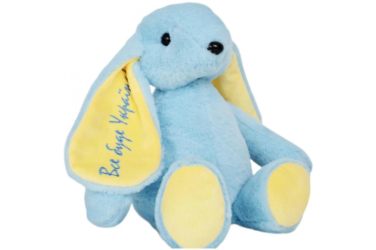 Плюшева іграшка Зайченя Патріот України FWPBUNNY22DBLUE01, 34 см Плюшева іграшка Зайченя Патріот України FWPBUNNY22DBLUE01, 34 см