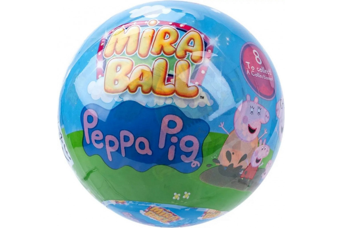 Дитяча м'яка іграшка-сюрприз Peppa Pig M14159 в асортименті Дитяча м'яка іграшка-сюрприз Peppa Pig M14159 в асортименті