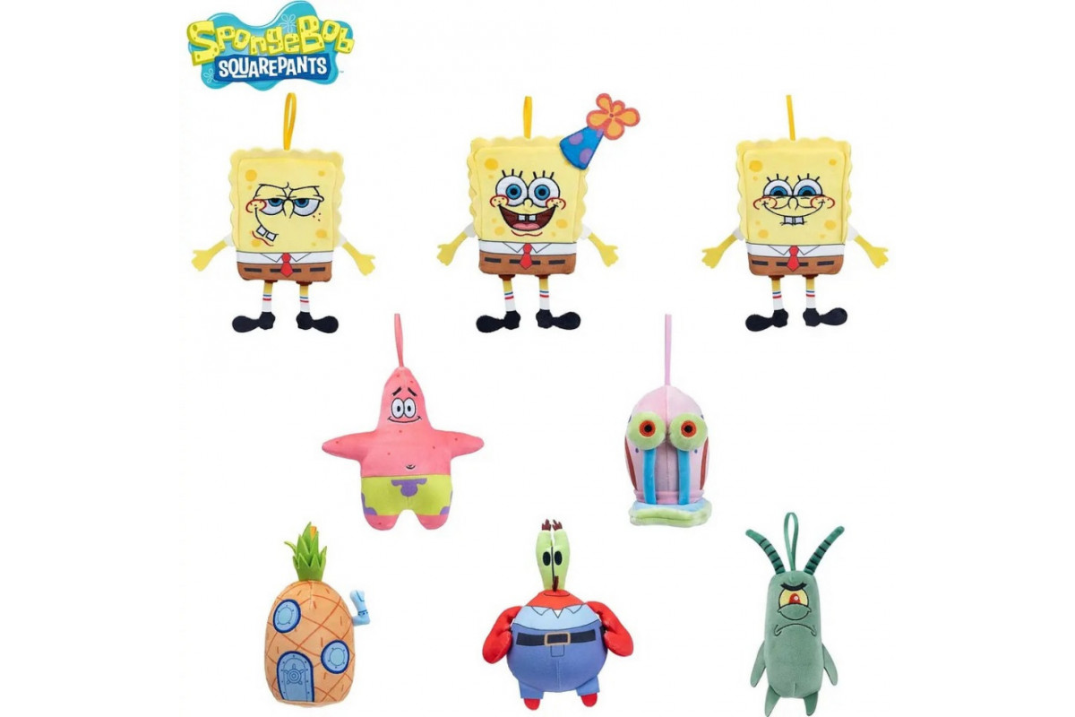 Дитяча м'яка іграшка-сюрприз SpongeBob M14165 в асортименті Дитяча м'яка іграшка-сюрприз SpongeBob M14165 в асортименті