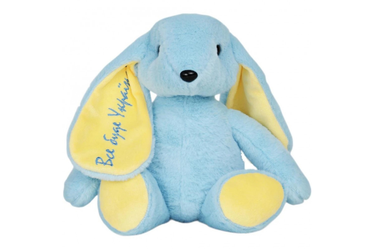 Плюшева іграшка Зайченя Патріот України FWPBUNNY22DBLUE01, 34 см Плюшева іграшка Зайченя Патріот України FWPBUNNY22DBLUE01, 34 см