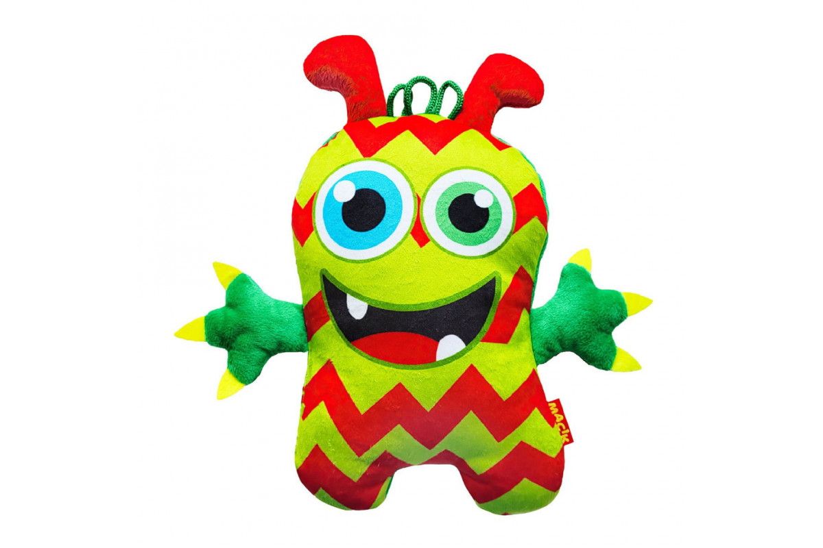 Мягкая игрушка Монстрик МС 090102-07 зеленый