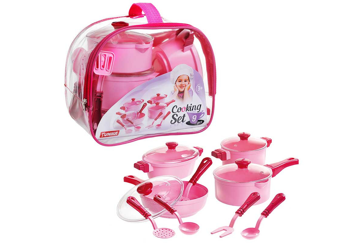 Игровой набор посуды Cooking Set Юника 71726, 9 предметов