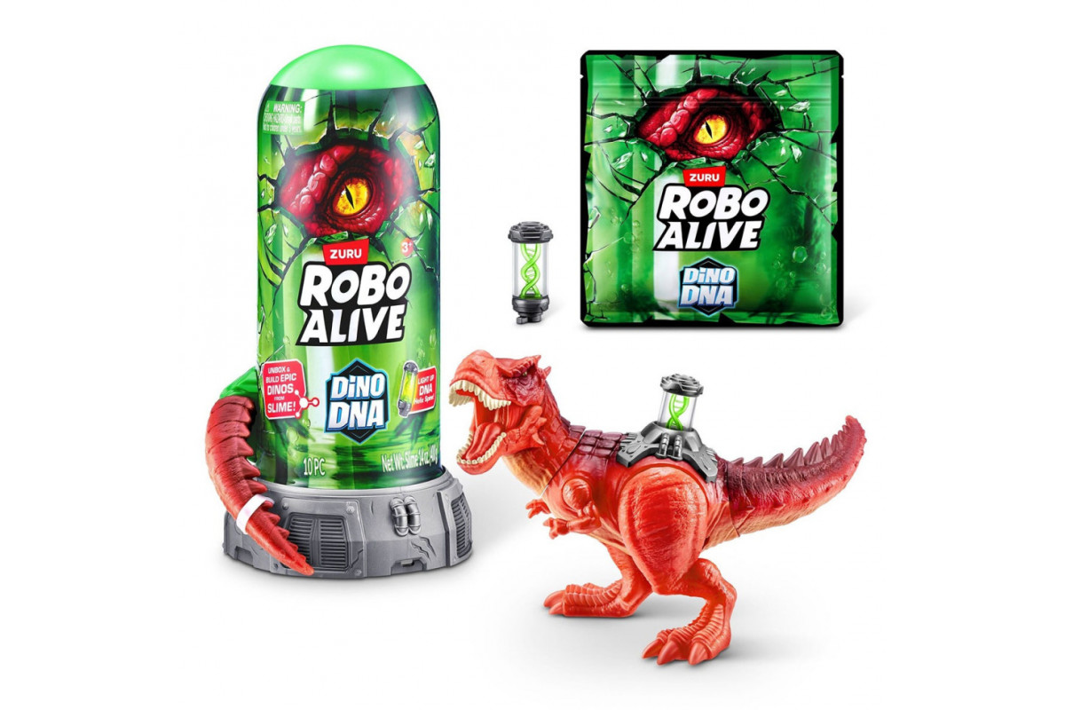 Інтерактивний ігровий набір ДНК Тиранозавра Pets & Robo Alive 71139A