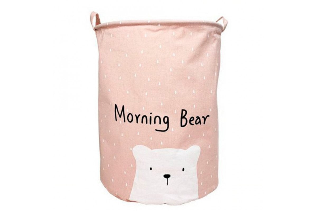 Корзина для белья и игрушек «Morning bear» MGZ-1004(Pink)