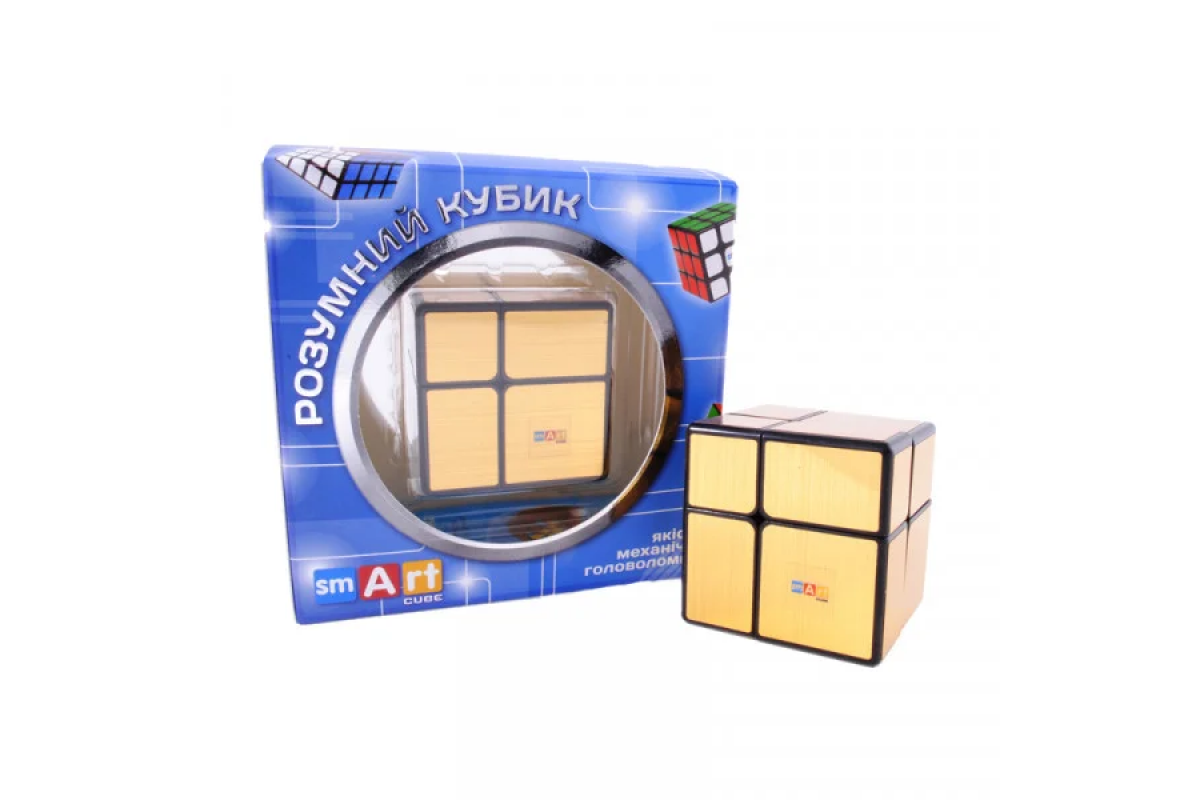 Зеркальный Кубик 2х2 Smart Cube Mirror Golden 2x2x2 | SC370