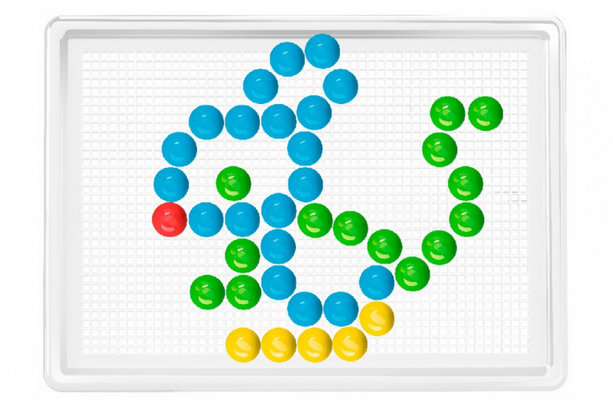 Детская развивающая мозаика 3381TXK, 140 фишек