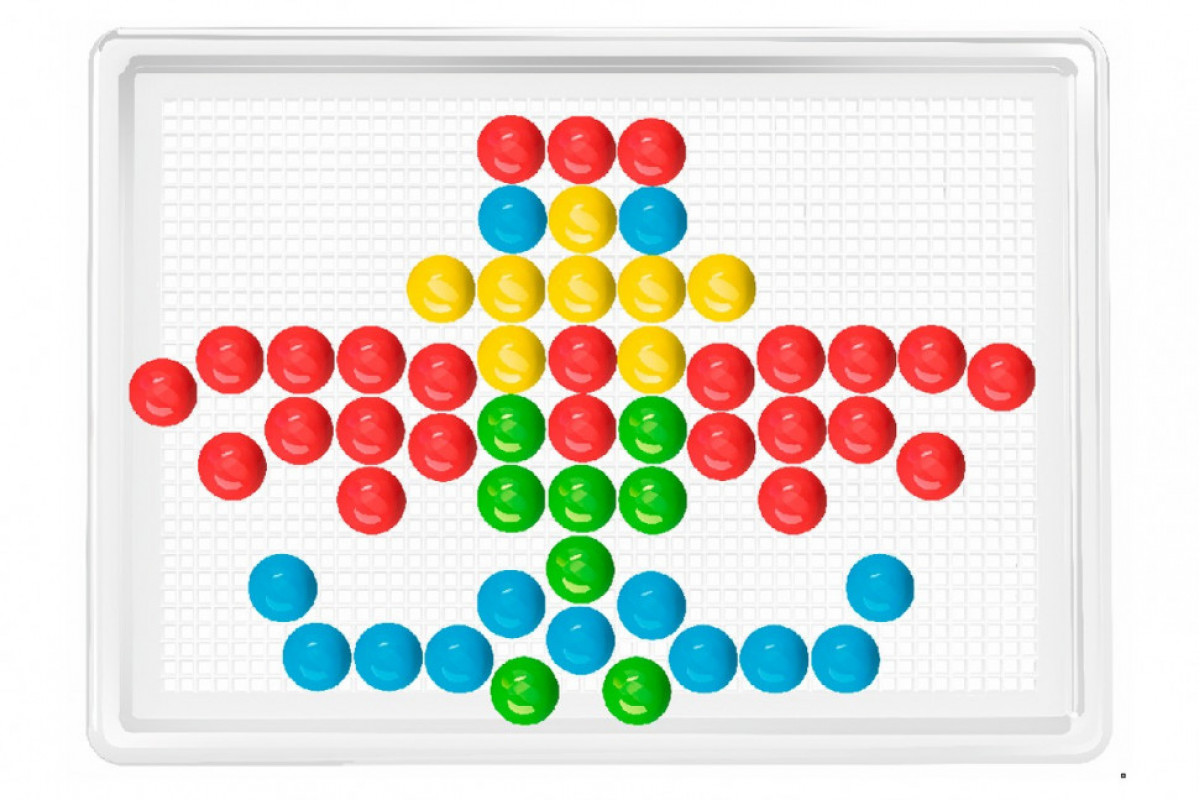 Детская развивающая мозаика 3381TXK, 140 фишек