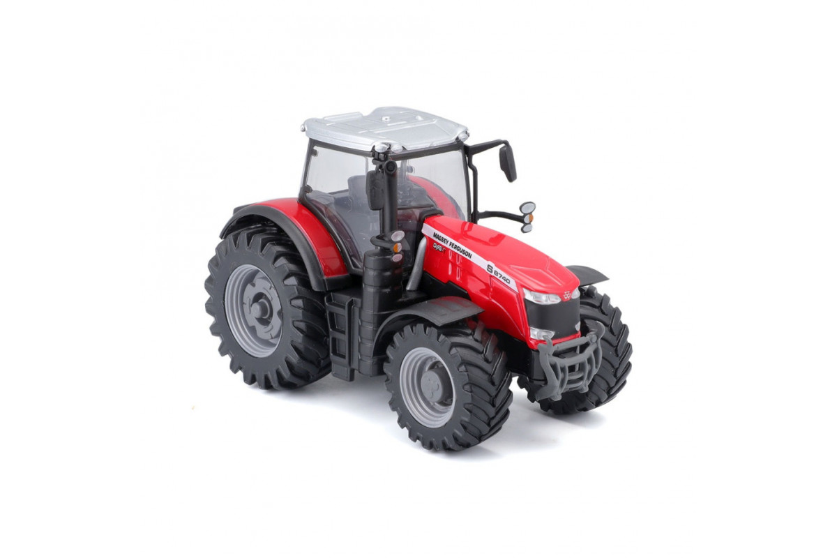 Детская игрушка Трактор Massey Ferguson 8740S Bburago 18-31613, 10 см