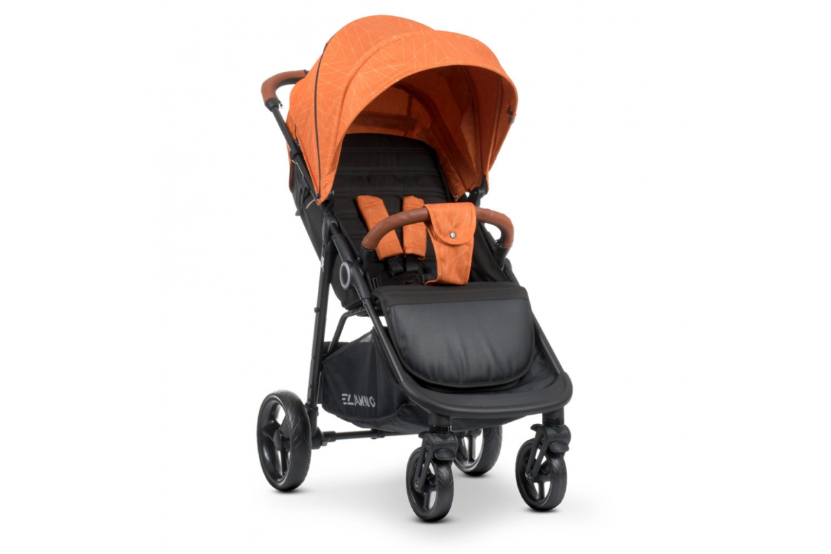 Коляска дитяча прогулянкова EL CAMINO ME 1024 Orange Lines Коляска дитяча прогулянкова EL CAMINO ME 1024 Orange Lines