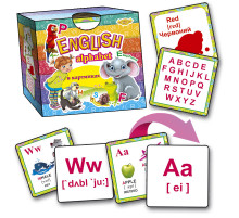 Английский алфавит в картинках Alphabet MKO0003 с составами