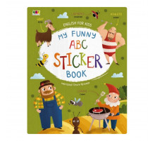 Учебная тетрадь English for kids: My Funny ABC Sticker Book 20904 с наклейками