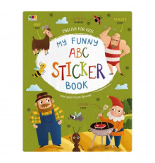 Навчальний зошит English for kids: My Funny ABC Sticker Book 20904 з наклейками