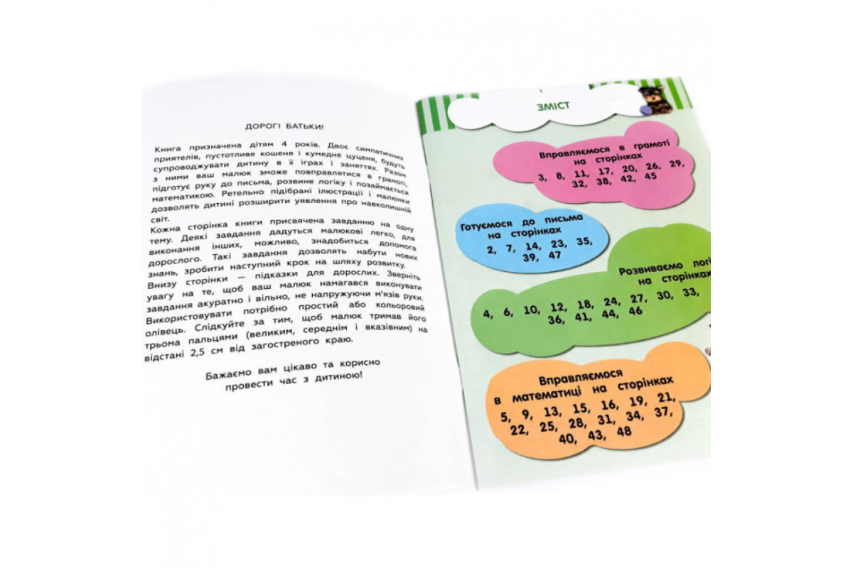Навчальна книга Кмітливчики для малюків 4 роки 108201 Навчальна книга Кмітливчики для малюків 4 роки 108201