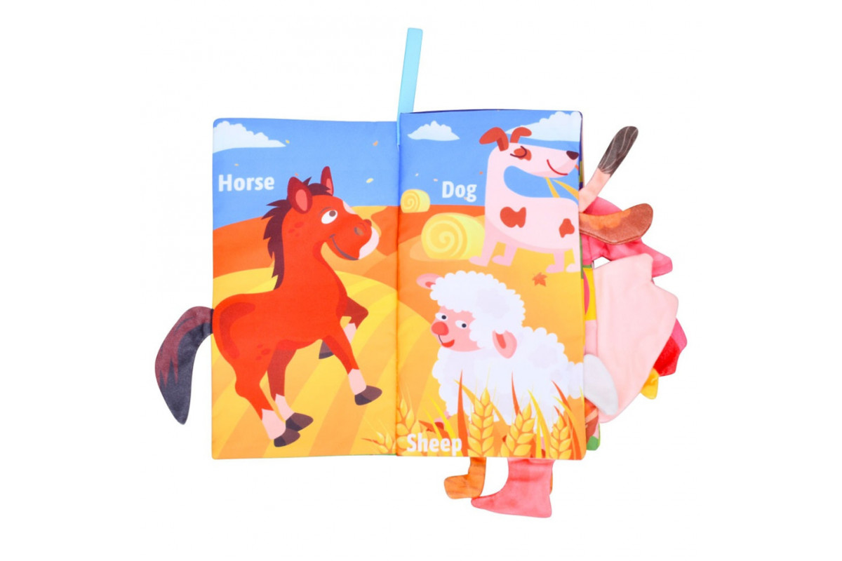 Розвиваюча книжка-шуршалка 668-230(Farm) англійські слова Розвиваюча книжка-шуршалка 668-230(Farm) англійські слова