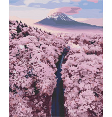 Картина по номерам. Art Craft Фудиама в сакуру 40х50 см 10576-AC