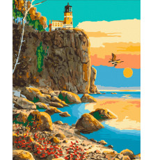 Картина по номерам. Art Craft Маяк Сплит - Рок 40х50 см 10570-AC