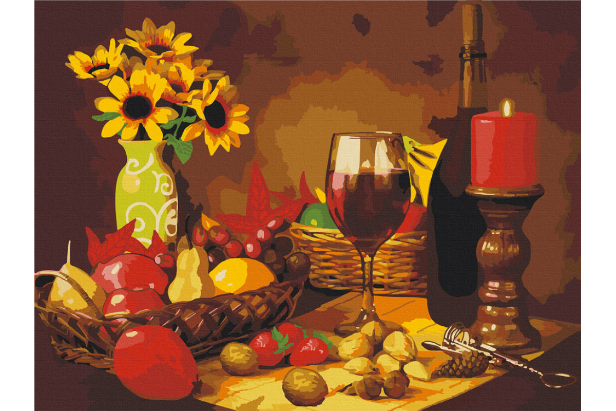 Картина по номерам. Art Craft Фруктовый ужин 40х50 см 12139-AC Картина по номерам. Art Craft Фруктовый ужин 40х50 см 12139-AC