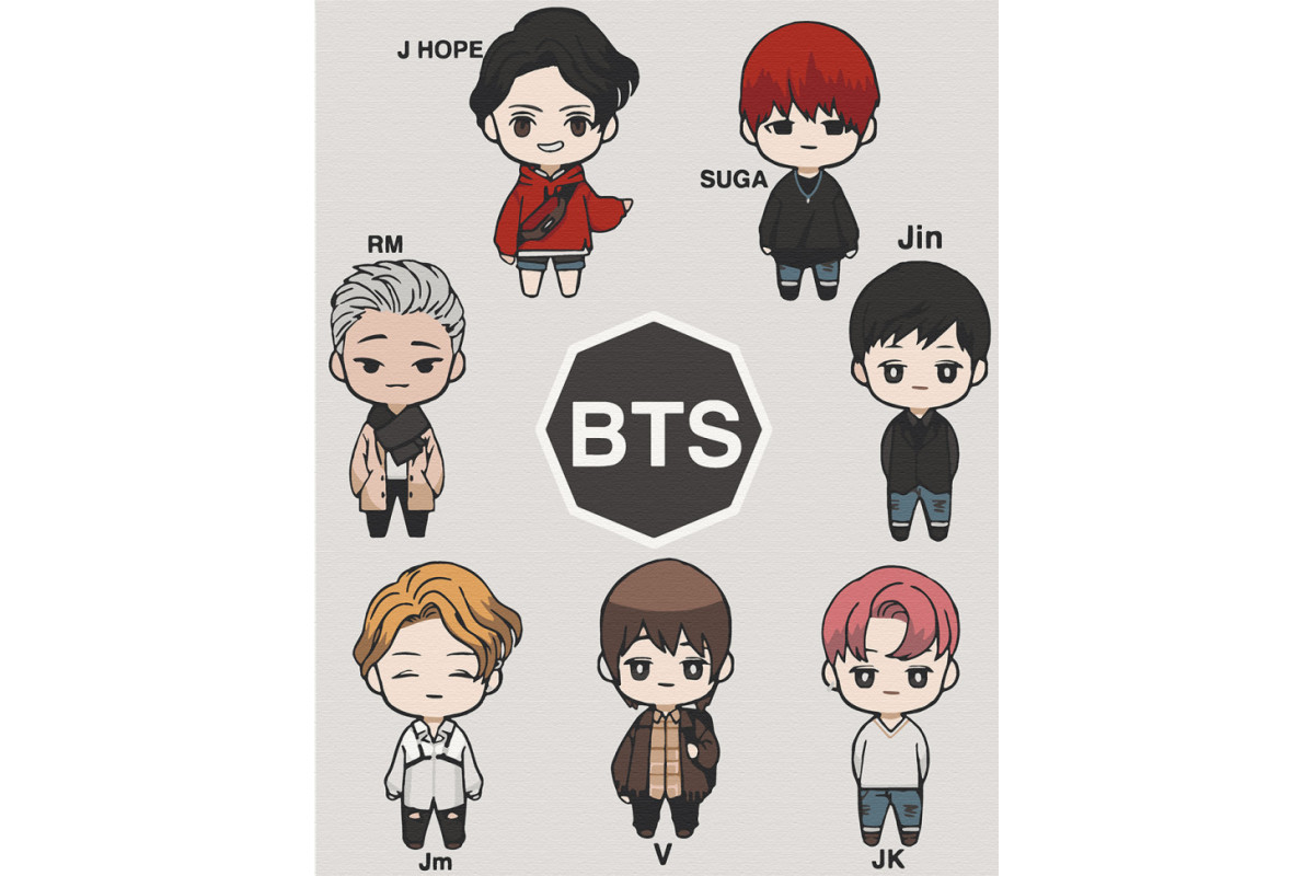 Картина за номерами. Art Craft LOL BTS 40х50 см 10275-AC