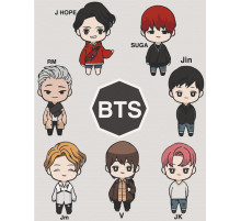 Картина по номерам. Art Craft LOL BTS 40х50 см 10275-AC
