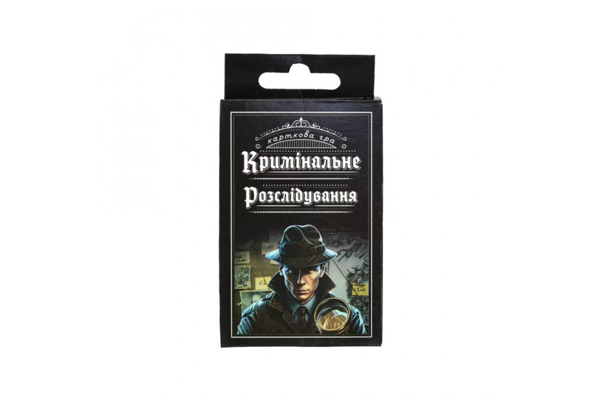 Карткова настільна гра «Кримінальне розслідування» 30418 українською мовою 36 карток