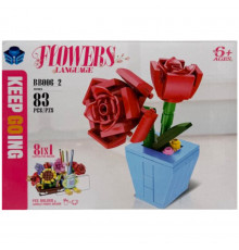 Конструктор дитячий "Roses" BB006-2, 83 деталі