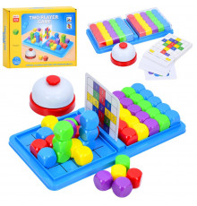 Настольная игра "Кубики" 5236 кубики 50 шт, звонок, карточки 30 шт
