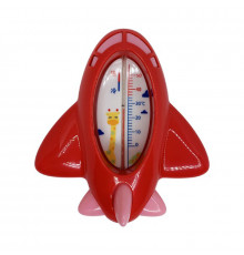 Игрушка-термометр для ванной "Самолет" MGZ-1106(Red)
