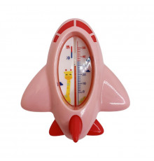 Игрушка-термометр для ванной "Самолет" MGZ-1106(Pink)