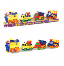 Іграшковий паровозик K1113 (18008E) 3 машинки