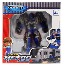Машинка-трансформер "Tobot 2 в 1" 525-1(Blue-1) пластик