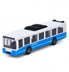 Дитячий інерційний тролейбус DD2813AC(Blue) відкриваються двері