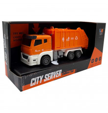 Дитяча іграшкова машинка "Муровоз" D-007AB(Orange) світло і звук